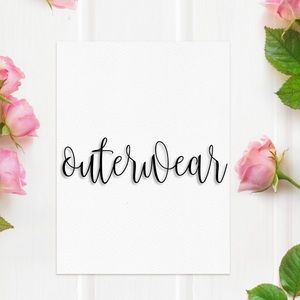 🌷Outerwear- Coats